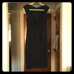 Elie Tahari jersey little black dress